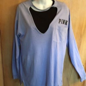 PINK LONG SLEEVE, CHOKER STYLE